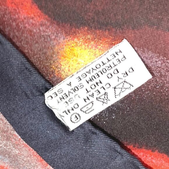 LOUIS VUITTON Sandro Chia Scarf silk Black/Multicolore - Picture 13 of 14